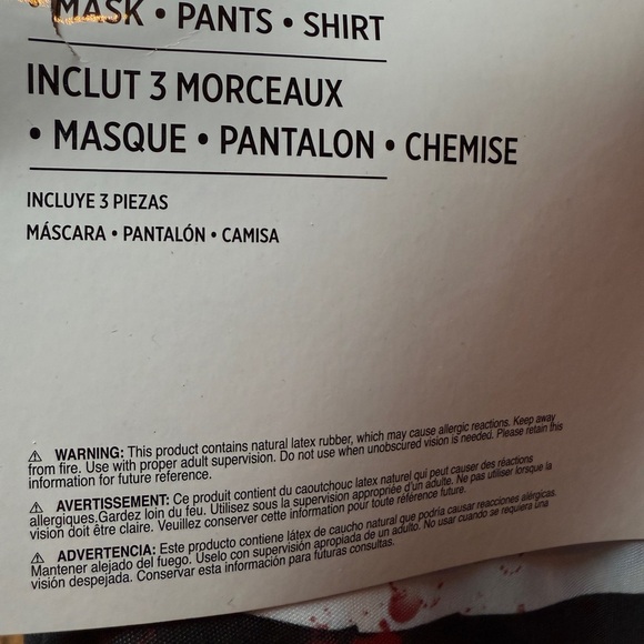 Menacing Jester Skeleton Costume for Kids‎ XL 14-16 - Picture 4 of 6